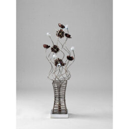 Luminosa Lighting Luminosa (Dh) Majella Table Lamp 4 Light G4 Polished Chrome/coffee/crystal, Not Led/cfl Compatible - thumbnail 2