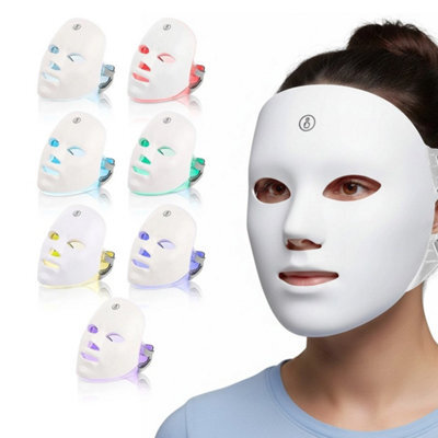 7 Color Led Light Therapy Wireless Facial Mask - image 1