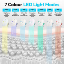 7 Color Led Light Therapy Wireless Facial Mask - thumbnail 3