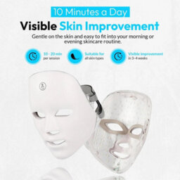 7 Color Led Light Therapy Wireless Facial Mask - thumbnail 4