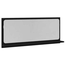 Walplus Mirror Shelf Black Oak 90 X 10.5 X 37 Cm Engineered Wood - thumbnail 2