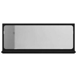 Walplus Mirror Shelf Black Oak 90 X 10.5 X 37 Cm Engineered Wood - thumbnail 6