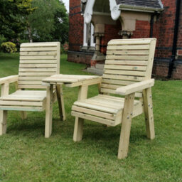 Churnet Valley Garden Furniture Ltd Churnet Valley Ergo Love Seats - thumbnail 1