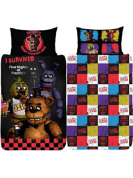 Five Nights At Freddy's Single Duvet Cover And Pillowcase Set - thumbnail 1