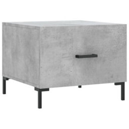 Walplus Coffee Tables 2 Pcs Concrete Grey 50X50X40 Cm Engineered Wood - thumbnail 5