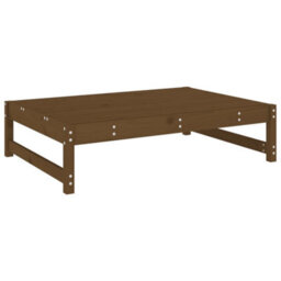Berkfield Garden Footstool Honey Brown 120X80 Cm Solid Wood Pine - thumbnail 3