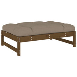 Berkfield Garden Footstool Honey Brown 120X80 Cm Solid Wood Pine - thumbnail 2
