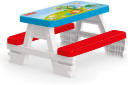 Dolu Fisher Price Picnic Table For 4 - White/multi - thumbnail 1