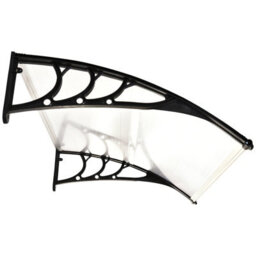Outsunny Outdoor Window Door Canopy Fixed Awning Porch Uv Water Cover White - thumbnail 7