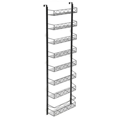8 Tier Metal Over Door Hanging Storage Rack Organiser - image 1