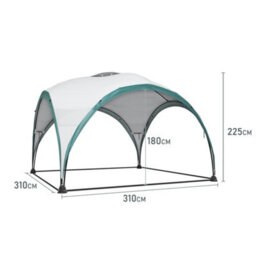 Breeins 3X3M Grey Portable Dome Design Polyester Outdoor Garden Canopy Gazebo Event Shelter - thumbnail 8