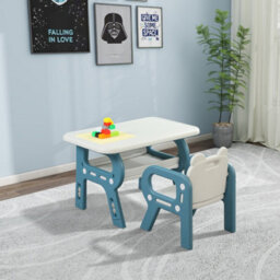 Living And Home Kids Children Toddler Table And Chair Set Desk And Chair Set Height Adjustable