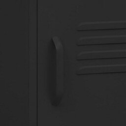 Vidaxl Nightstands 2 Pcs Black 35X35X51 Cm Steel - thumbnail 8