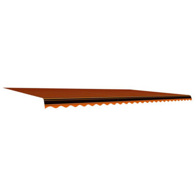 Berkfield Awning Top Sunshade Canvas Orange And Brown 600X300 Cm - image 1