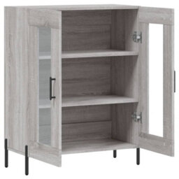 Berkfield Sideboard Grey Sonoma 69.5X34X90 Cm Engineered Wood - thumbnail 6