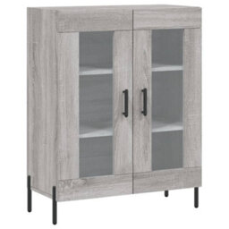 Berkfield Sideboard Grey Sonoma 69.5X34X90 Cm Engineered Wood - thumbnail 2