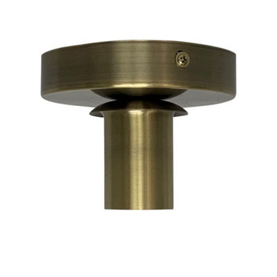 First Choice Lighting Cynthia - Antique Brass Ceiling Flush Mount Ceiling Light For Shades - image 1