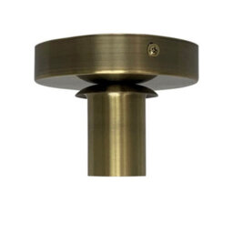 First Choice Lighting Cynthia - Antique Brass Ceiling Flush Mount Ceiling Light For Shades