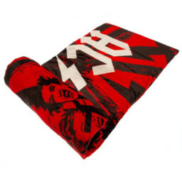 Ac/dc Premium Coral Fleece Blanket Red/black/white (One Size) - thumbnail 2