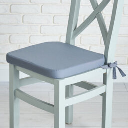 ProHeeder Outdoor Indoor Seat Cushion Pads Water Resistant - 40X40X5Cm - Grey 2 Pack - thumbnail 4