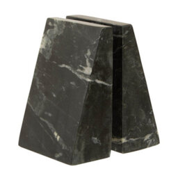 Premier Housewares Maison By Premier Marris Set Of Two Black Marble Bookends - thumbnail 3