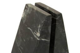 Premier Housewares Maison By Premier Marris Set Of Two Black Marble Bookends - thumbnail 5