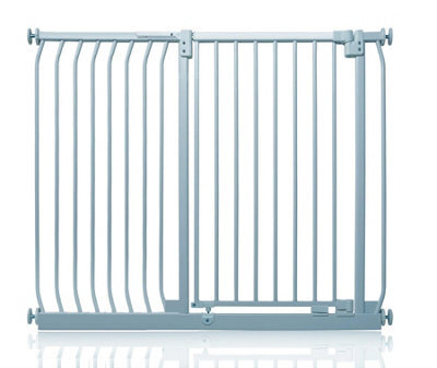 Safetots Extra Tall Elite Safety Gate, 125Cm - 134Cm, Matt Grey, Extra Tall 96.8Cm In Height, Pressure Fit Stair Gate - image 1