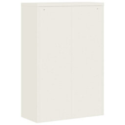 Berkfield File Cabinet White 90X40X140 Cm Steel - thumbnail 6