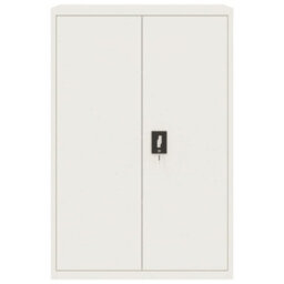 Berkfield File Cabinet White 90X40X140 Cm Steel - thumbnail 3