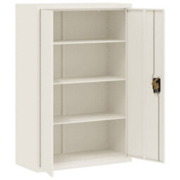 Berkfield File Cabinet White 90X40X140 Cm Steel - thumbnail 4