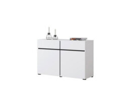 Arte Kross 45 Sideboard Cabinet In White - W1190mm H780mm D400mm, Modern Minimalist - thumbnail 3