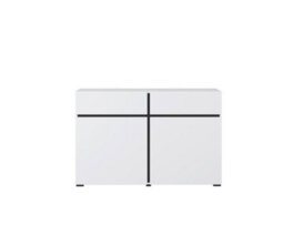 Arte Kross 45 Sideboard Cabinet In White - W1190mm H780mm D400mm, Modern Minimalist - thumbnail 4