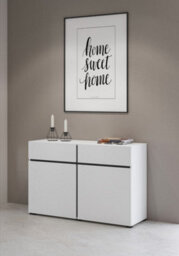 Arte Kross 45 Sideboard Cabinet In White - W1190mm H780mm D400mm, Modern Minimalist - thumbnail 6