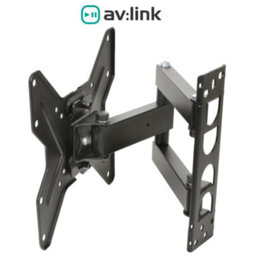 "AV:Link Tv Wall Mount Bracket Full Motion Double Arm Monitor For 26-45"" Screens" - thumbnail 3