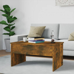 Vidaxl Coffee Table Smoked Oak 80X50.5X41.5 Cm Engineered Wood - thumbnail 8