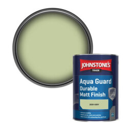 Johnstone's Trade Wood & Metal Aqua Guard Durable Matt Paint (2020-G50Y) 1L - thumbnail 1