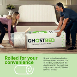 Xample Ghostbed Classic Memory Foam Mattress, Super King (180 X 200 Cm) - 25Cm Deep, Medium/firm, Cooling Cover, Ghost Bounce & Cell Foam - thumbnail 8