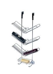 Showerdrape Atrium 3 Tier Hanging Chrome Shower Caddy - thumbnail 5