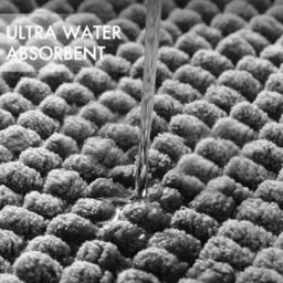 (50Cm X 80Cm, Grey) Anti Slip Soft Bath Mats For Bathroom Shower Rug - thumbnail 4