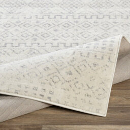 Livabliss Roma-Modern Grey White Living Dining Bedroom Rug 160 X 215 Cm Easy Care, Non Shedding - thumbnail 4