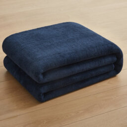 Bedlooms Navy Pashmina Rug 160X230Cm, Soft Thick Piles, Hypoallergenic Modern Area Rugs And Bedroom Rug - thumbnail 9