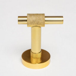 Brass bee Brass Finish Knurled Bathroom Accessory Range Toilet Roll Holder - thumbnail 5
