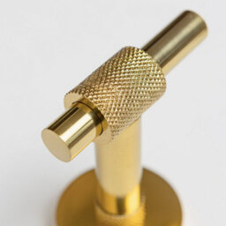 Brass bee Brass Finish Knurled Bathroom Accessory Range Toilet Roll Holder - thumbnail 6