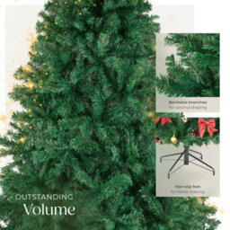 Tectake Christmas Tree Dasher - Artificial Christmas Tree In Green With Lifelike Look - 210 Cm - Green - thumbnail 3