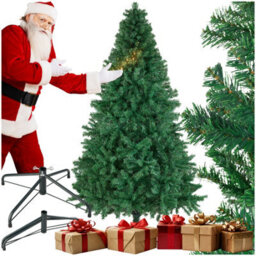 Tectake Christmas Tree Dasher - Artificial Christmas Tree In Green With Lifelike Look - 210 Cm - Green - thumbnail 1