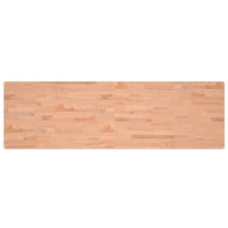 Berkfield Desk Top 180X55X2.5 Cm Solid Wood Beech - thumbnail 2