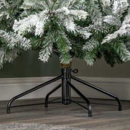 Samuel Alexander 8Ft (2.4M) Snowy Grandis Fir Artificial Christmas Tree With 2935 Tips & Metal Stand - thumbnail 8
