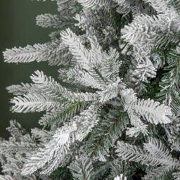 Samuel Alexander 8Ft (2.4M) Snowy Grandis Fir Artificial Christmas Tree With 2935 Tips & Metal Stand - thumbnail 4