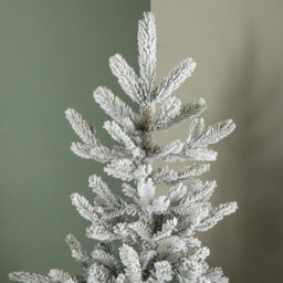 Samuel Alexander 8Ft (2.4M) Snowy Grandis Fir Artificial Christmas Tree With 2935 Tips & Metal Stand - thumbnail 3