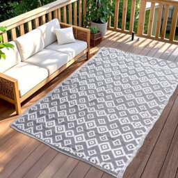 Smart Garden Alfresco Outdoor Garden Rug - Slate Shiraz 210Cm - thumbnail 2